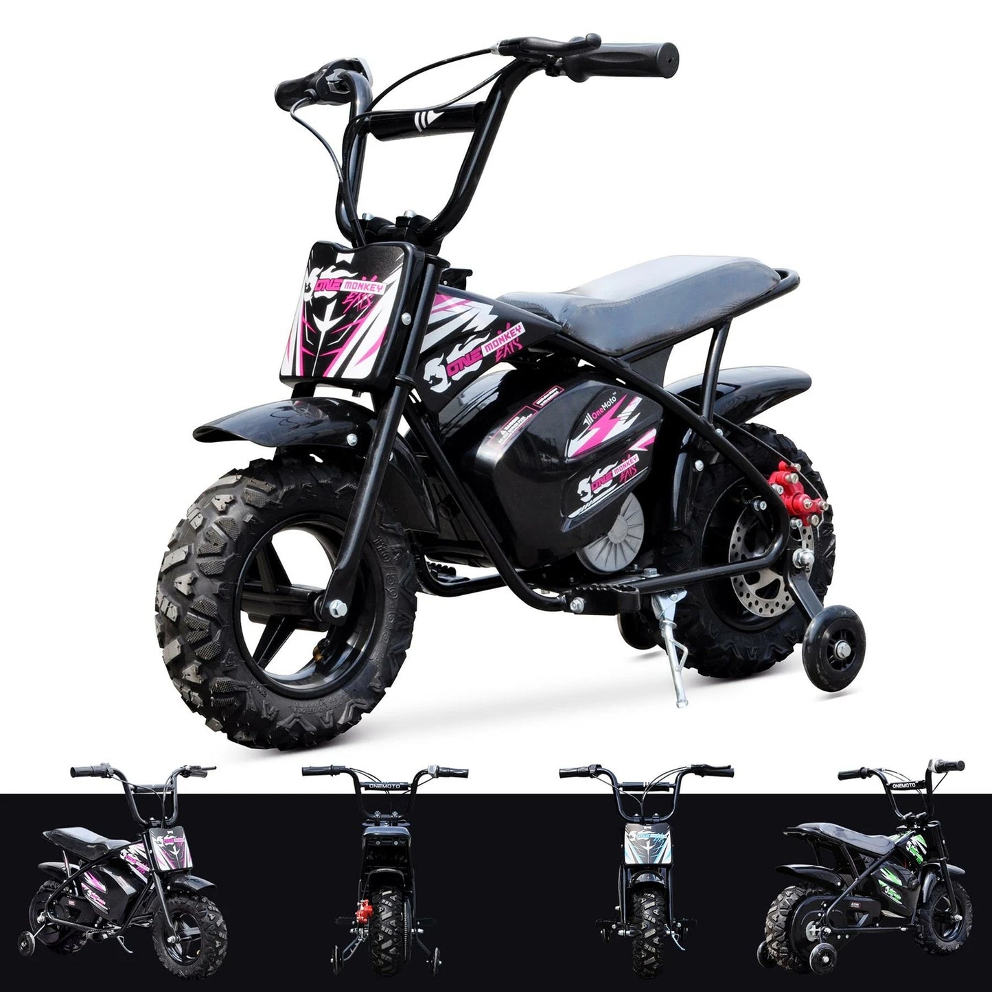 Kids 24V 250W Ride on Motorbike Money Bike - OneMonkey